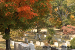 autumn cemetery